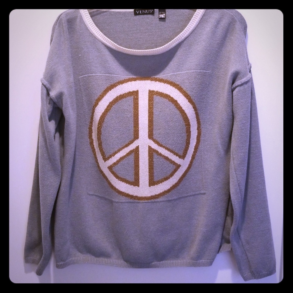 Venus Peace Sign Sweater